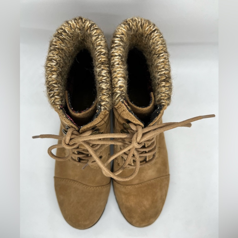 Women’s Bjordnal Phoebe Brown Leather Lace-up Boots. Size 9.5 - Picture 5 of 8